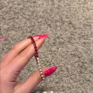 pearl and pink gold bracelet